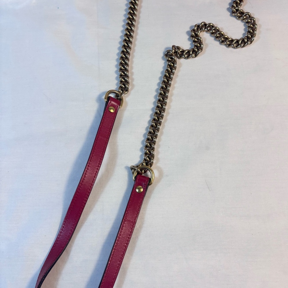 Gucci mini Flap Marmont Red - Picture 8 of 16